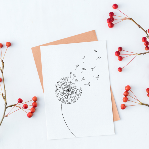Dandelion card