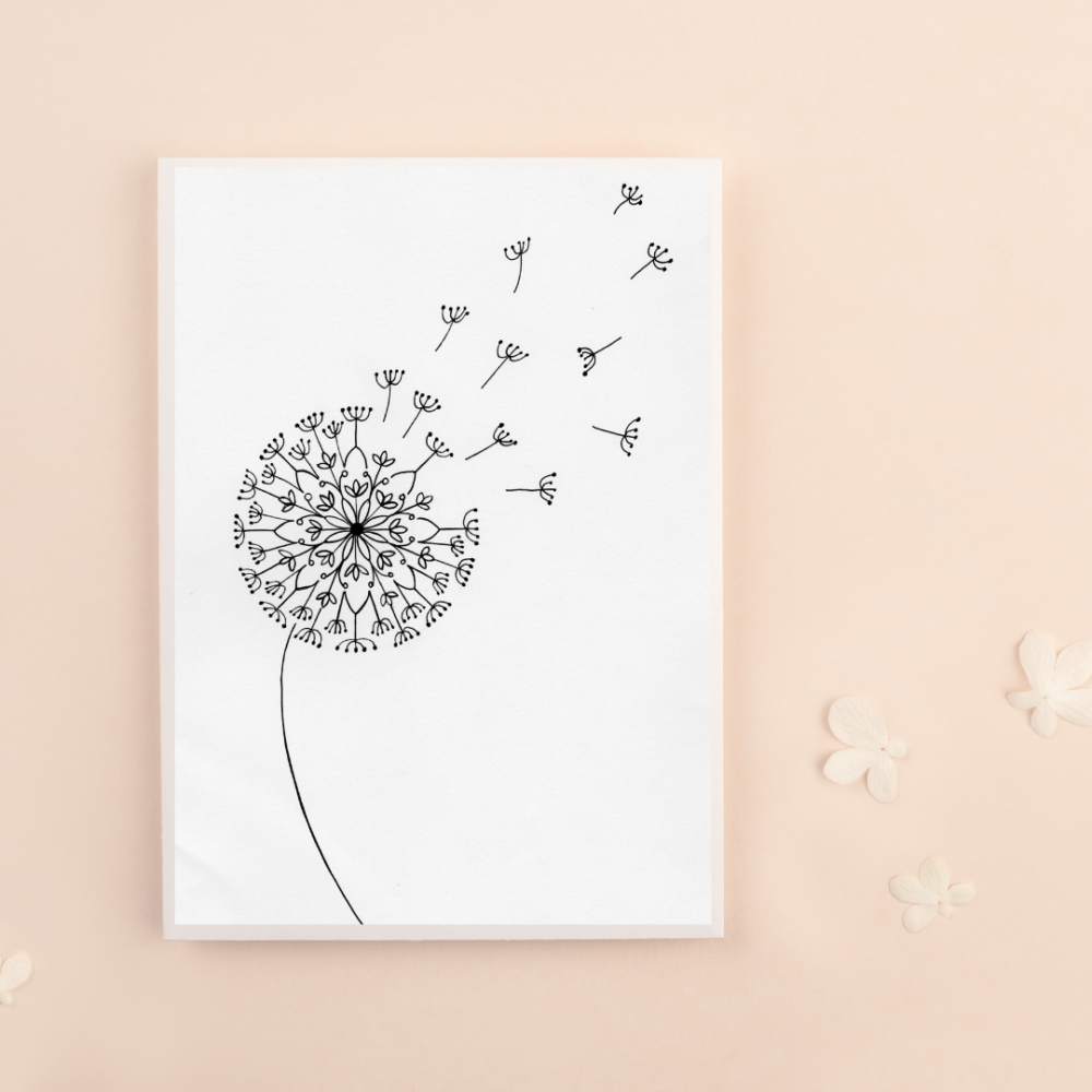 Dandelion mandala, Digital printable