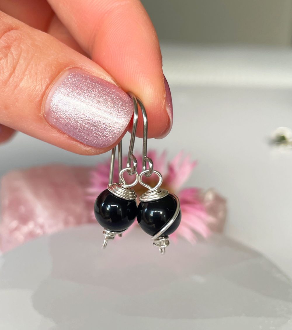 Sterling silver crystal dangles - Image 8