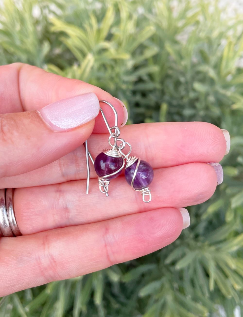 Sterling silver crystal dangles - Image 7