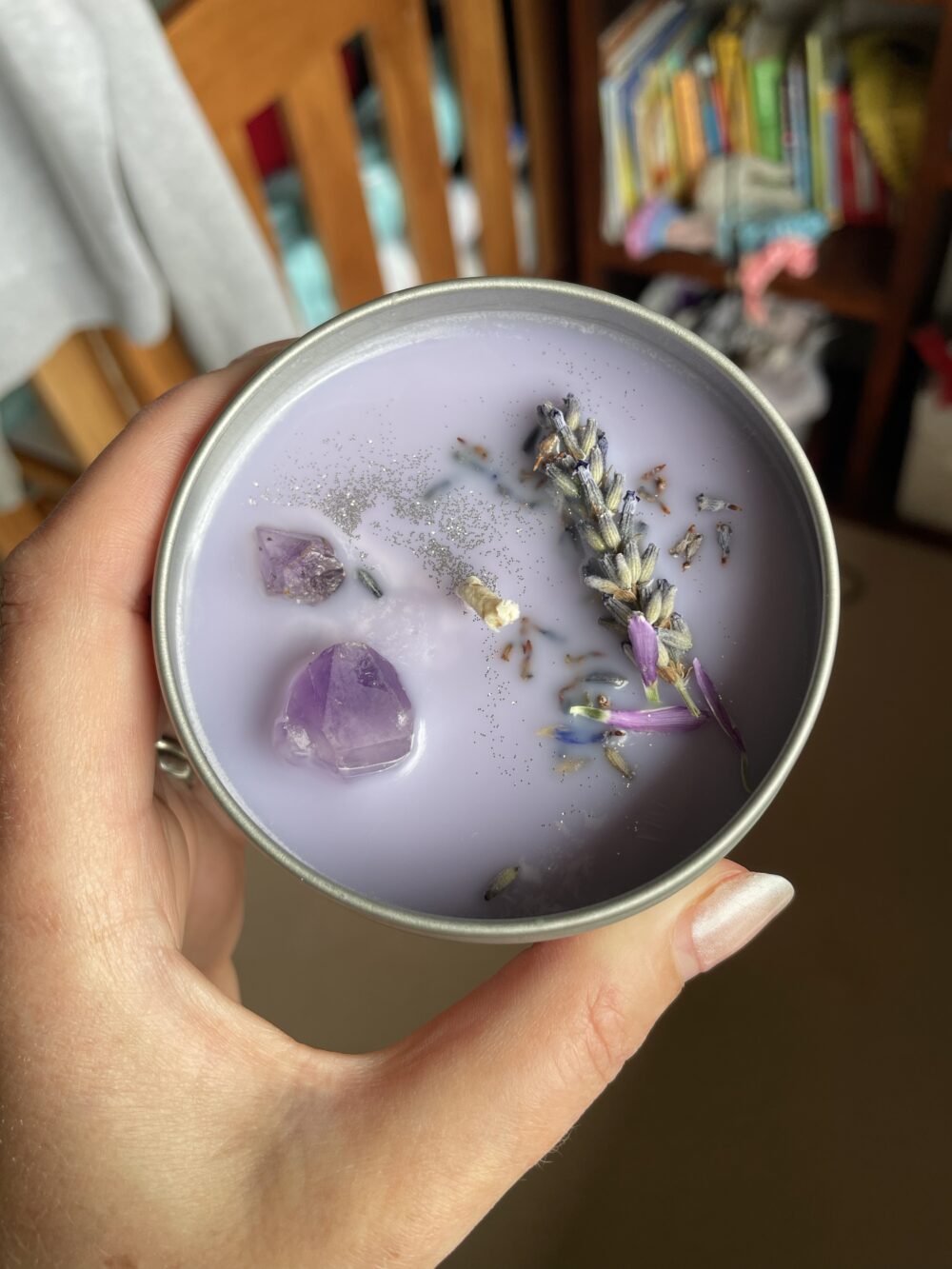 Reiki infused crystal candle - Image 2