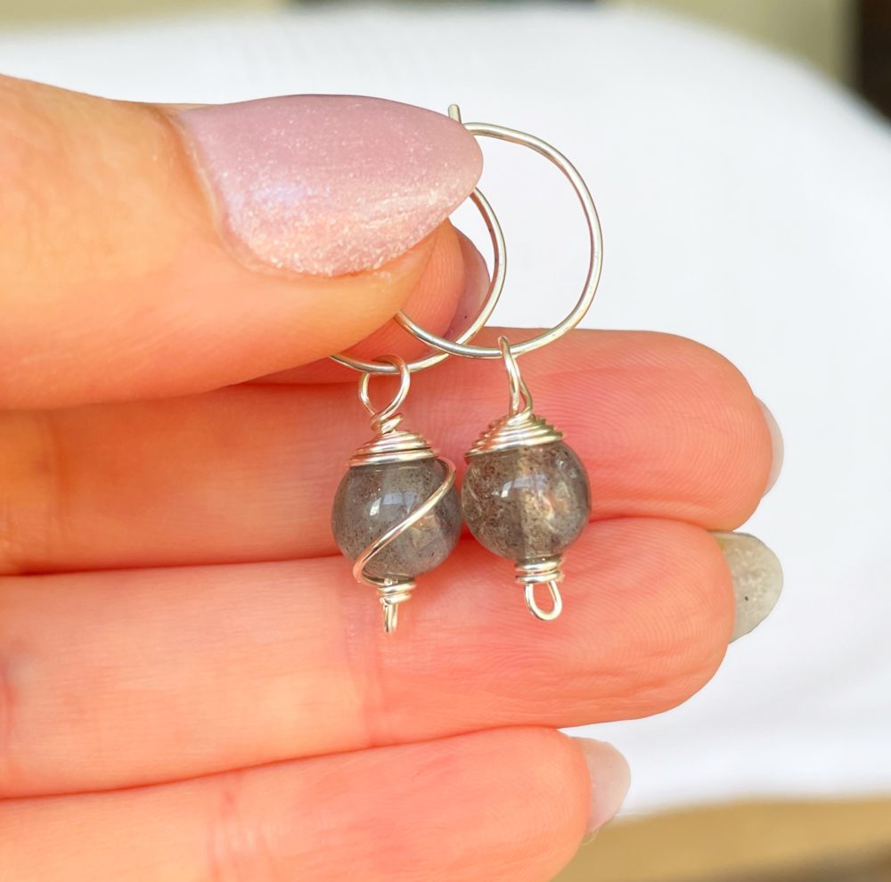 labradorite earrings nz