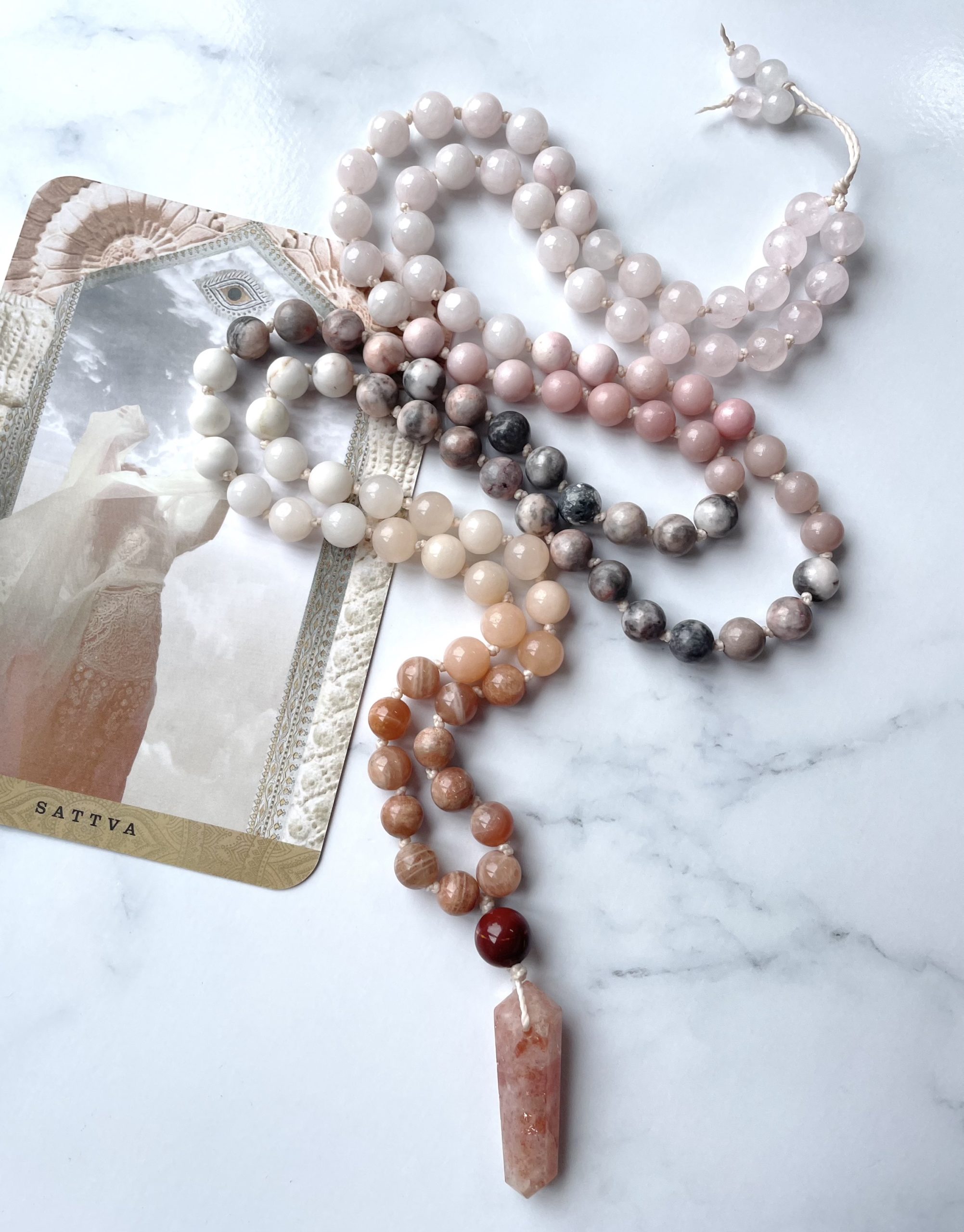 Crystal mala 108 beads sale