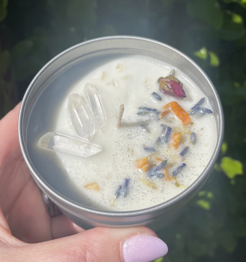 Reiki infused crystal candle - Image 4