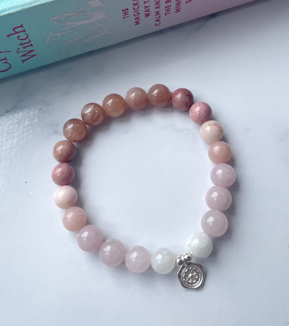 ‘Chandra’ Divine goddess crystal healing bracelet