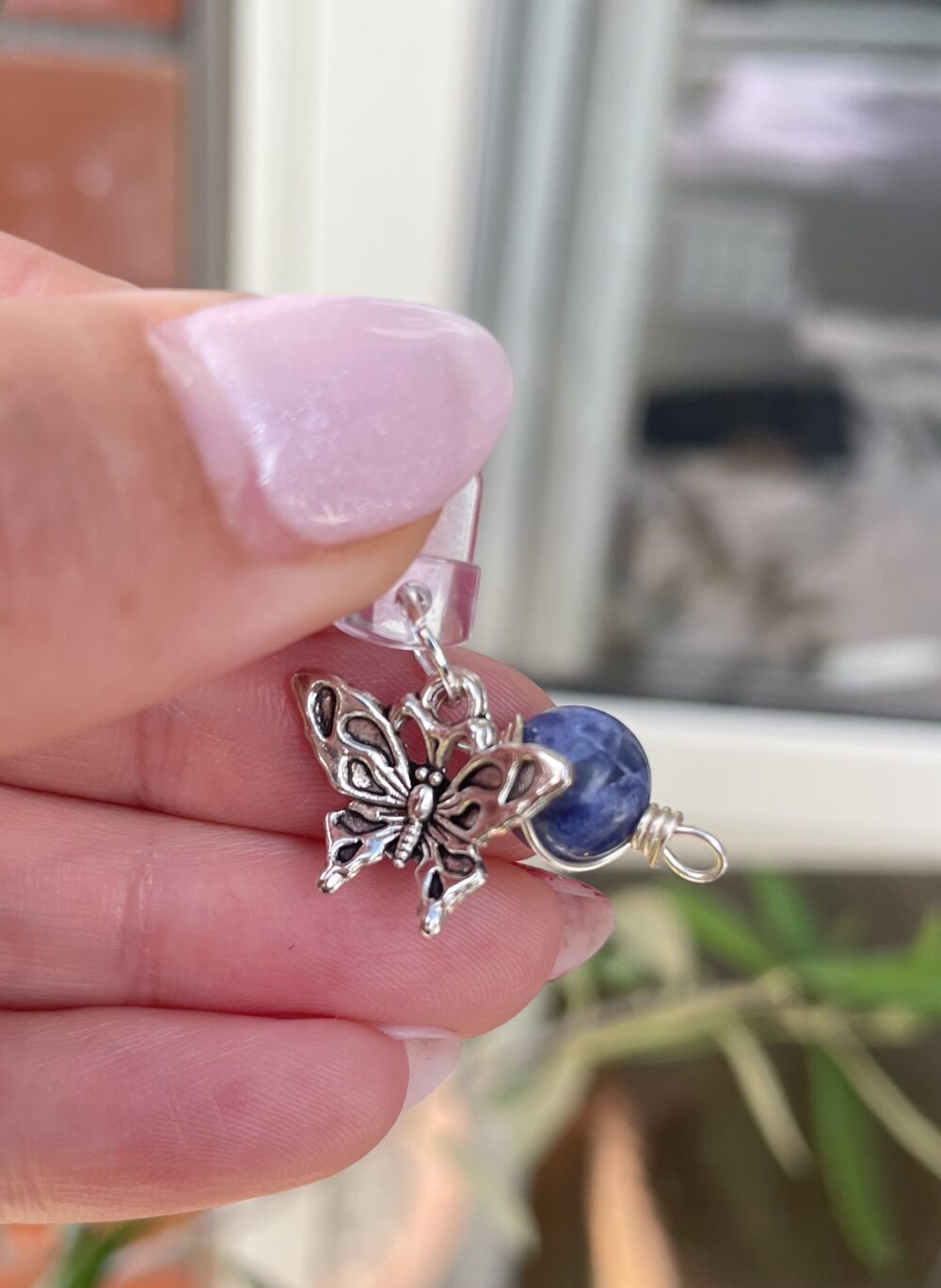 Kindle/phone crystal charm - Image 3