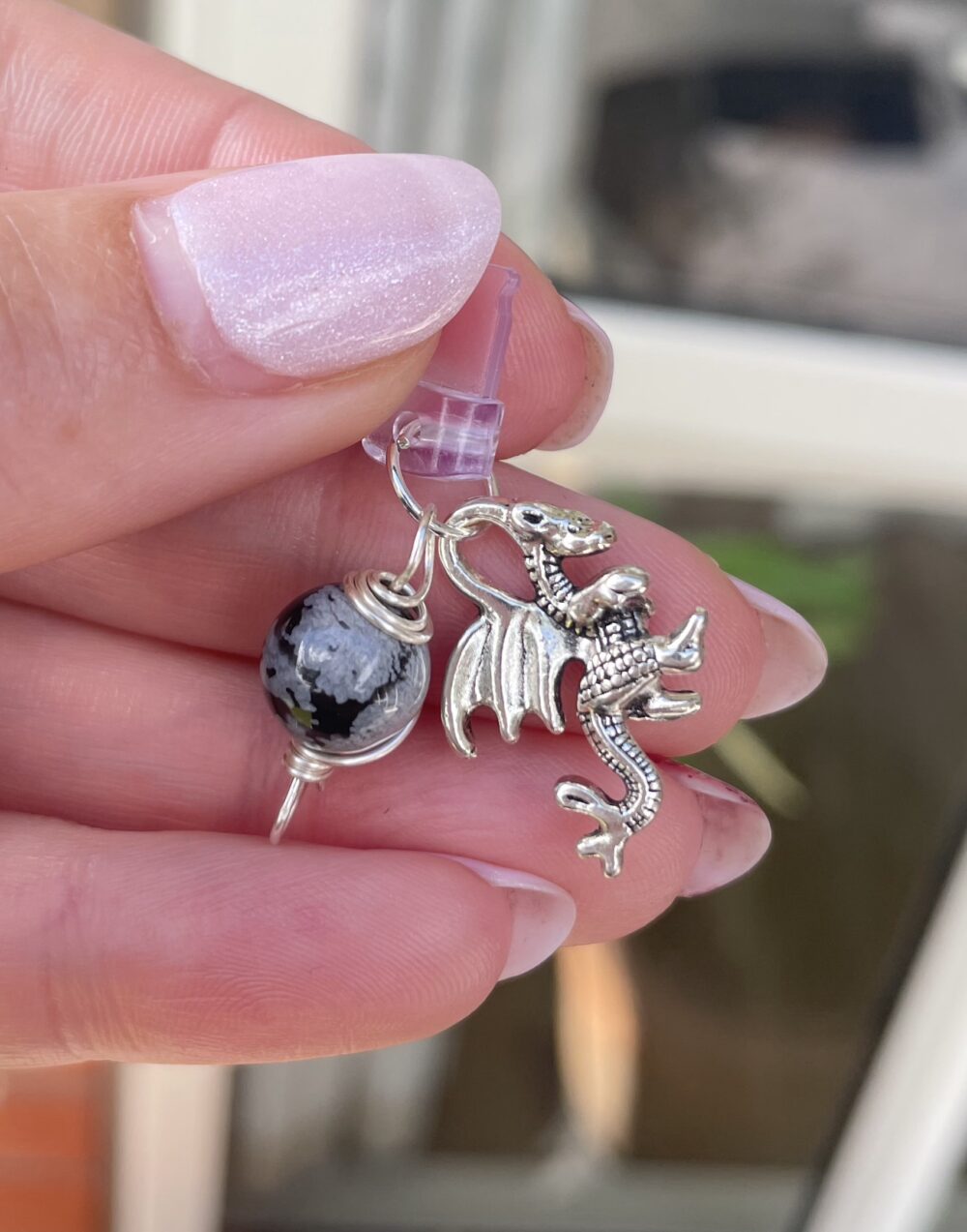 Kindle/phone crystal charm - Image 6