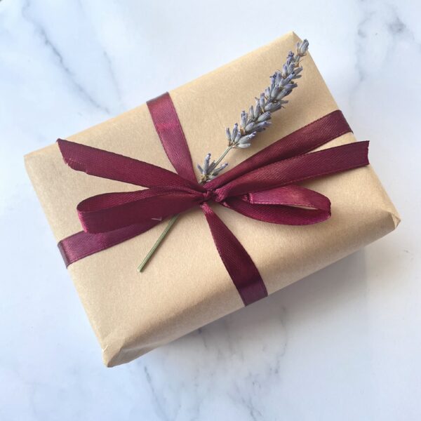 Gift wrapping with card