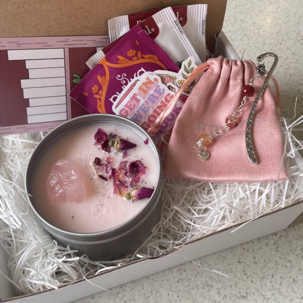 Valentines themed book box