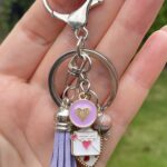 Crystal keyring/bag charm