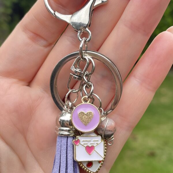 Crystal keyring/bag charm